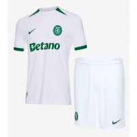 Camisa de time de futebol Sporting CP Replicas 2º Equipamento Infantil 2024-25 Manga Curta (+ Calças curtas)